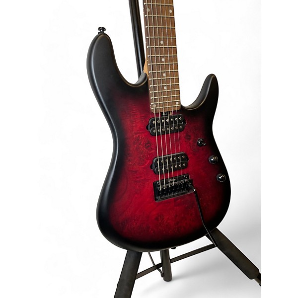 Used Sterling by Music Man Used Sterling by Music Man jason richardson signature cutlass red to black burst Solid Body Ele...