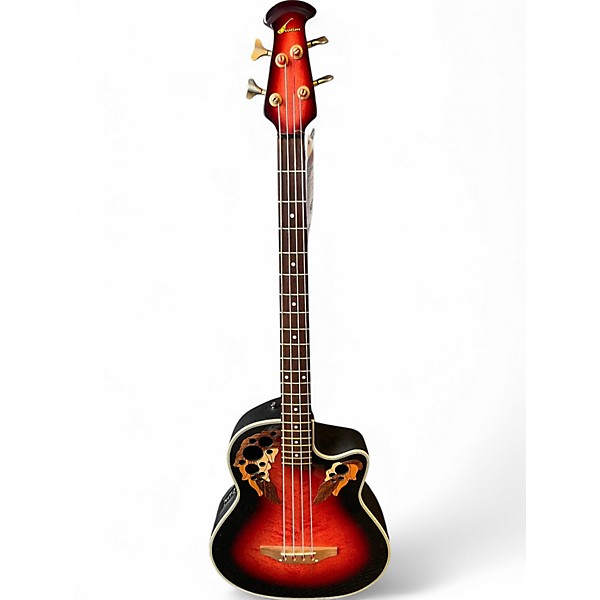 Used Ovation celebrity deluxe c274 sunburt Acoustic Bass Guitar
