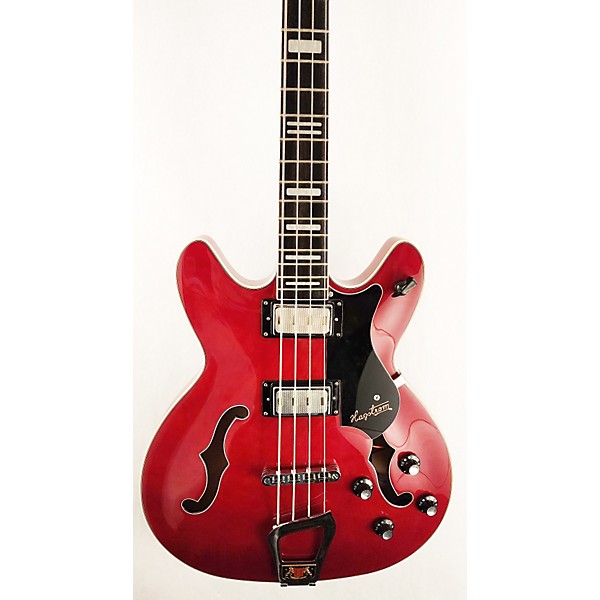 Used Hagstrom Used Hagstrom Viking Bass Red Electric Bass Guitar