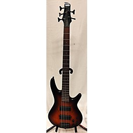 Used Ibanez Used Ibanez GSR205SM 5 String Tobacco Burst Electric Bass Guitar