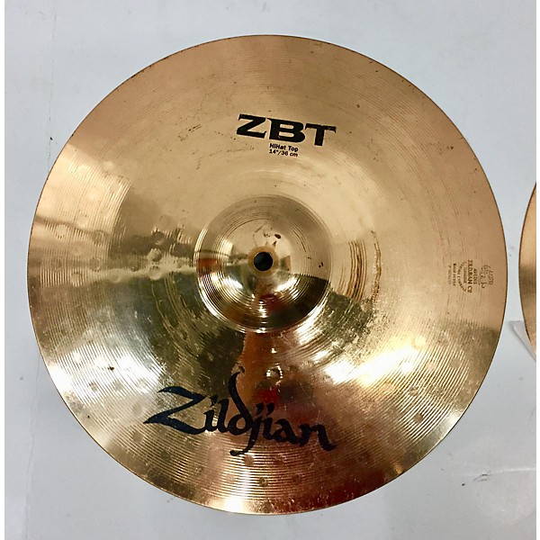 Used Zildjian Used Zildjian 14in ZBT Hi Hat Pair Cymbal