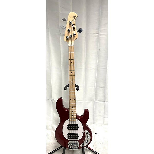 Used Sterling by Music Man Used Sterling By Music Man StingRay Red Electric Bass Guitar