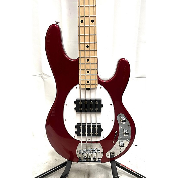 Used Sterling by Music Man Used Sterling By Music Man StingRay Red Electric Bass Guitar