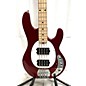 Used Sterling by Music Man Used Sterling By Music Man StingRay Red Electric Bass Guitar