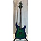 Used Used Schecter Guitar Research C-6 ELITE TRANS GREEN BURST Solid Body Electric Guitar thumbnail