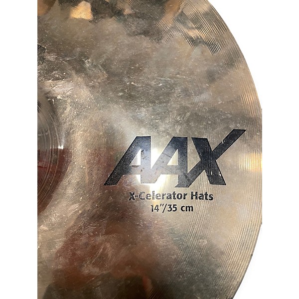 Used SABIAN 14in AAX X Celerator Hi Hat Pair Cymbal