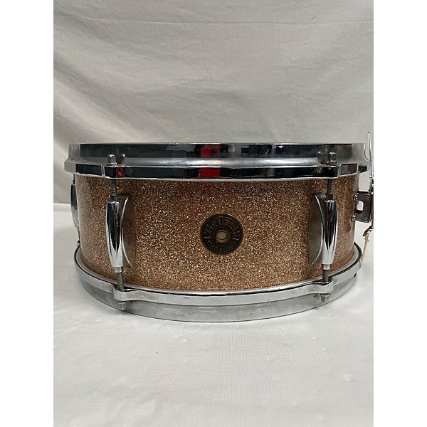 Vintage Gretsch Drums Vintage 1960s Gretsch Drums 5.5X14 4105 Drum Champagne Sparkle