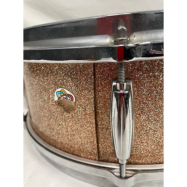 Vintage Gretsch Drums Vintage 1960s Gretsch Drums 5.5X14 4105 Drum Champagne Sparkle