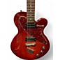 Used Yamaha AES800 Red Solid Body Electric Guitar