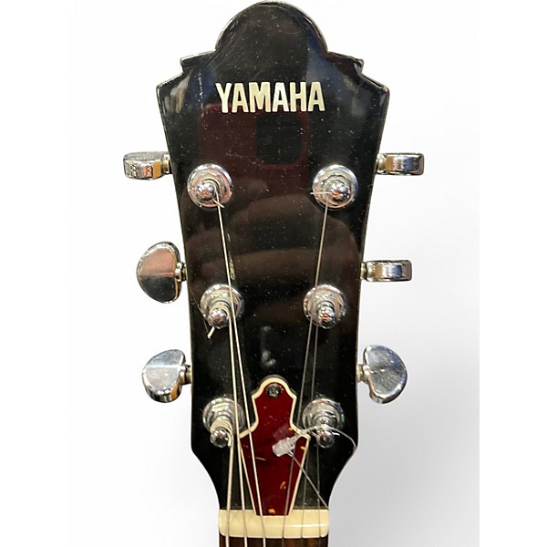 Used Yamaha AES800 Red Solid Body Electric Guitar