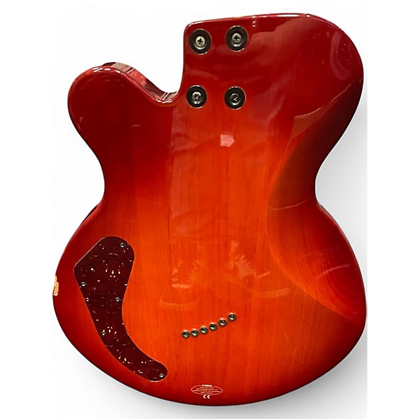 Used Yamaha AES800 Red Solid Body Electric Guitar