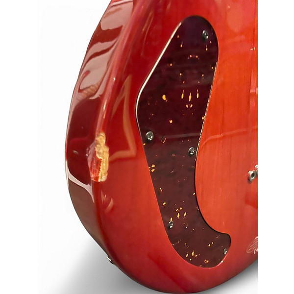 Used Yamaha AES800 Red Solid Body Electric Guitar