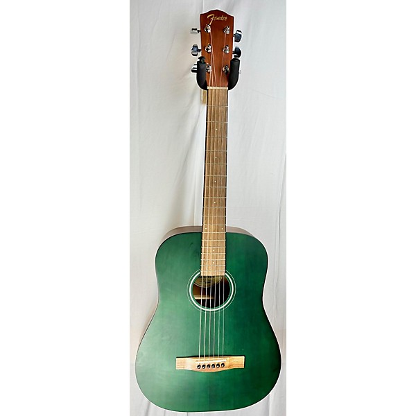 Used Fender Used Fender Fa-15 Green Acoustic Guitar