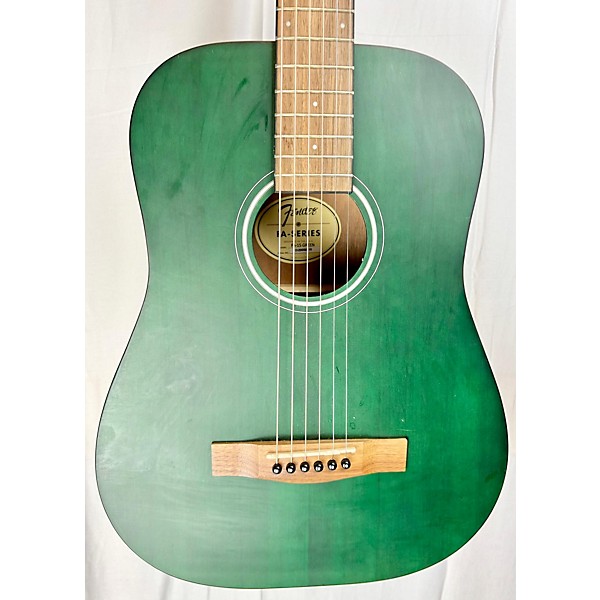 Used Fender Used Fender Fa-15 Green Acoustic Guitar