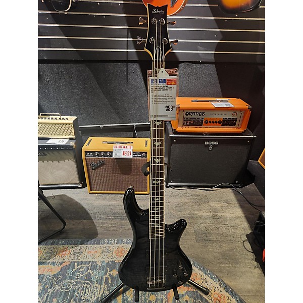 Used Schecter Guitar Research Used Schecter Guitar Research Stiletto Extreme 4 String Black Electric Bass Guitar