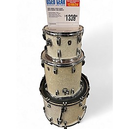 Used Ludwig 3 Piece Classic Maple marine pearl Drum Kit