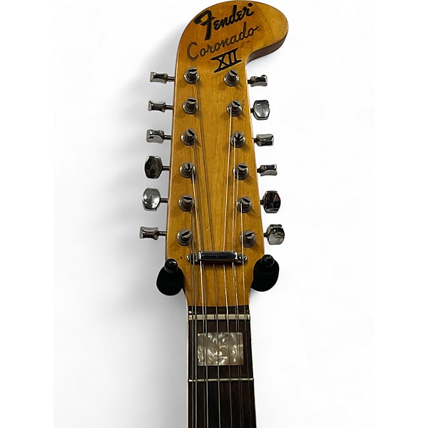 Vintage 1960s Fender Coronado XII Natural Hollow Body Electric Guitar