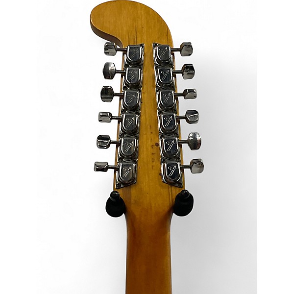 Vintage 1960s Fender Coronado XII Natural Hollow Body Electric Guitar