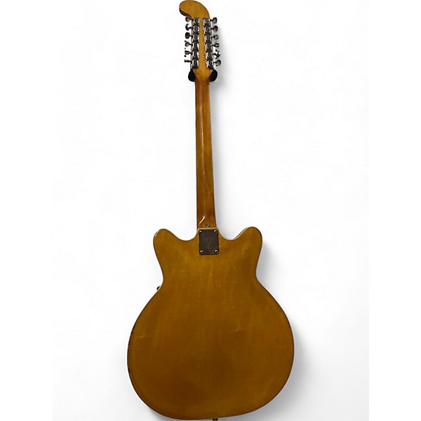 Vintage 1960s Fender Coronado XII Natural Hollow Body Electric Guitar