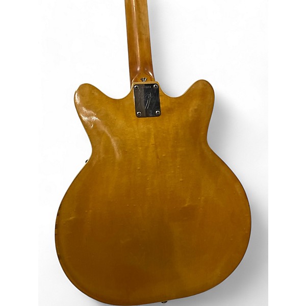 Vintage 1960s Fender Coronado XII Natural Hollow Body Electric Guitar