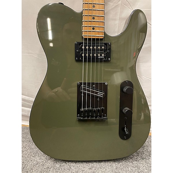 Used Squier Used Squier Contemporary Telecaster RH Olive Solid Body Electric Guitar