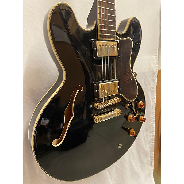 Used Epiphone Used Epiphone Sheraton II Black Hollow Body Electric Guitar