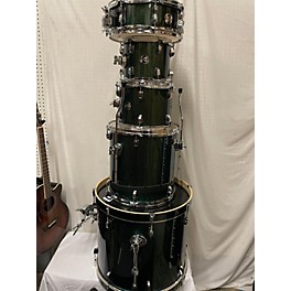 Used Ludwig Used Ludwig 5 piece ELEMENT EUOLUTION Green Drum Kit