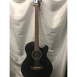 Used Ibanez Used Ibanez AEB5E Black Acoustic Bass Guitar