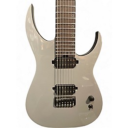 Used Schecter Guitar Research KM7 KEITH MARROW SIGNATURE MKIII Grey Solid Body Electric Guitar