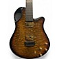 Used Emerald Virtuo Carbon Fiber Amber Hollow Body Electric Guitar