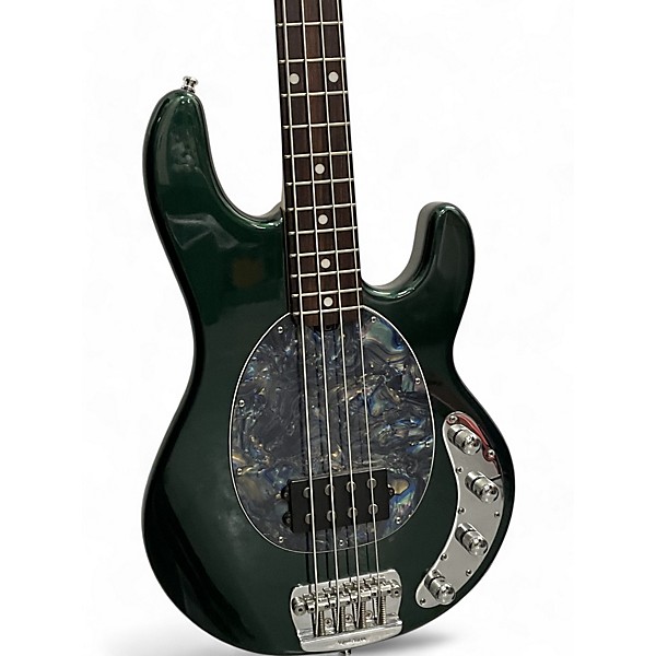 Used 2004 Ernie Ball Music Man Stingray 4H Limited Edition Envy Green Electric Bass Guitar