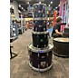 Used Ajp Used AJP 4 piece Custom Embroidered Leather Drum Kit thumbnail