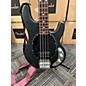 Used Sterling by Music Man Used Sterling By Music Man Sting Ray Black Electric Bass Guitar thumbnail