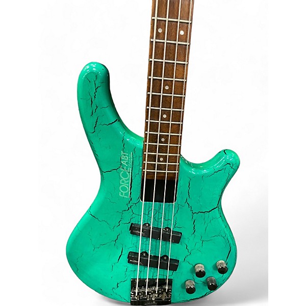 Used Washburn Used Washburn B20 Green Marble Electric Bass Guitar