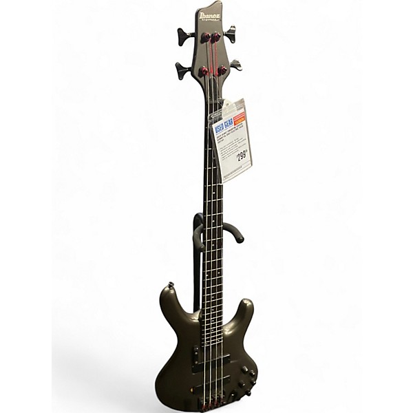 Used Ibanez Used Ibanez ergodyne edb600 Gunmetal Gray Electric Bass Guitar