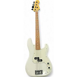 Used Fender Used Fender Player Precision Bass Alpine White Electric Bass Guitar