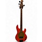 Used Sterling by Music Man Pete Wentz Signature StingRay Fiesta Red Electric Bass Guitar thumbnail