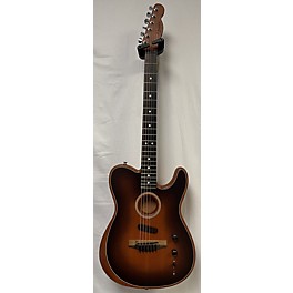 Used Fender Used 2019 Fender American Acoustasonic Telecaster Brown Sunburst Acoustic Electric Guitar