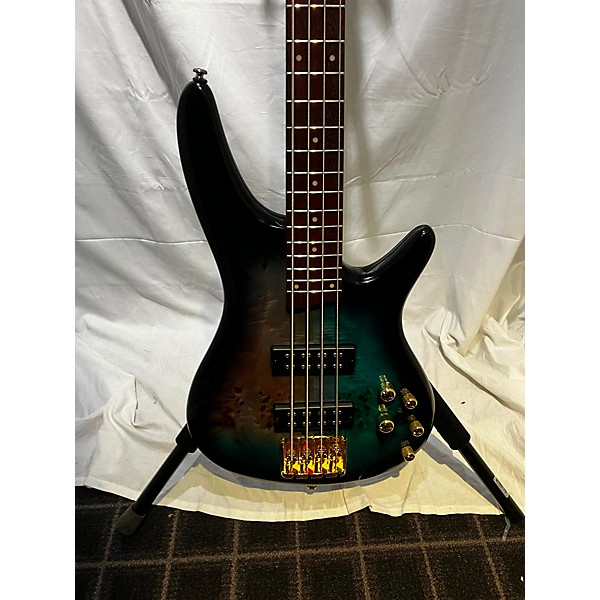 Used Ibanez Used Ibanez Sr400epbdx Tropical Seafloor Burst Electric Bass Guitar