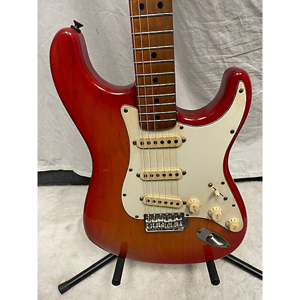 Vintage 1981 Fender Stratocaster Cherry Sunburst Solid Body Electric Guitar