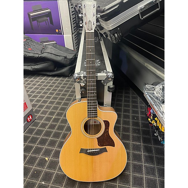 Used Taylor Used Taylor 214CE Natural Acoustic Electric Guitar