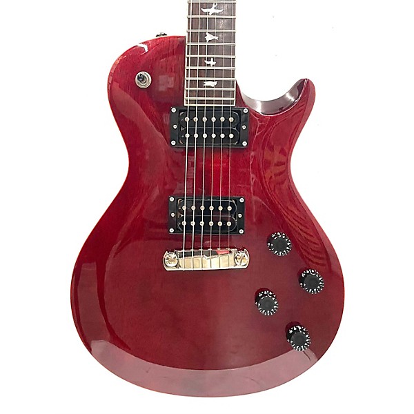 Used PRS Used PRS SE245 Trans Red Solid Body Electric Guitar