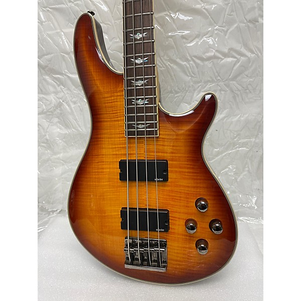 Used Schecter Guitar Research Used 2019 Schecter Guitar Research Omen Extreme 4 String Vintage Sunburst Electric Bass Guitar