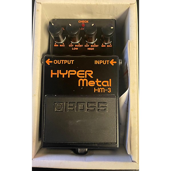 Used BOSS Used BOSS HM3 Hyper Metal Distortion Effect Pedal