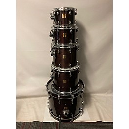 Used Yamaha Used Yamaha 5 piece Custom Absolute Birch Desert Plum Drum Kit