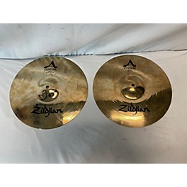 Used Zildjian Used Zildjian 14in A Custom Hi Hat Pair Cymbal