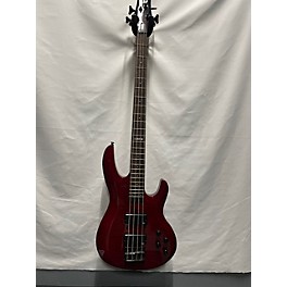 Used ESP Used ESP B154 Crimson Red Trans Electric Bass Guitar