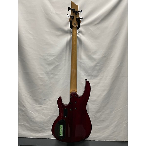 Used ESP Used ESP B154 Crimson Red Trans Electric Bass Guitar