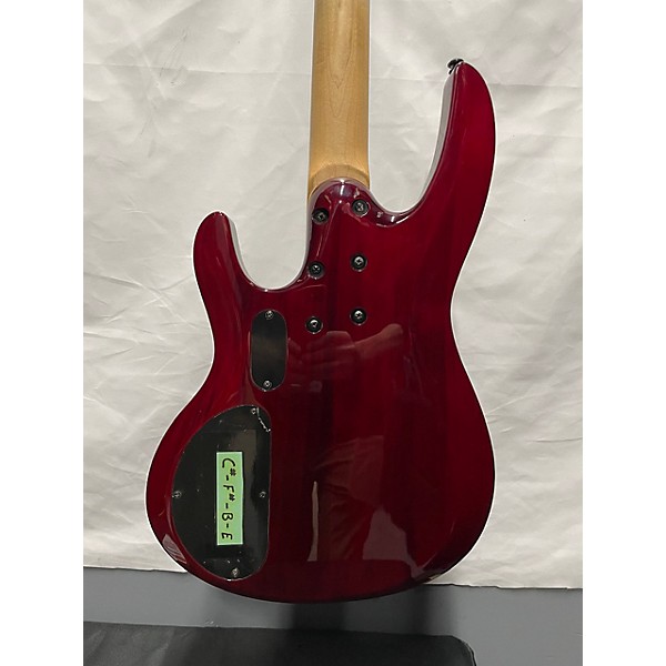 Used ESP Used ESP B154 Crimson Red Trans Electric Bass Guitar