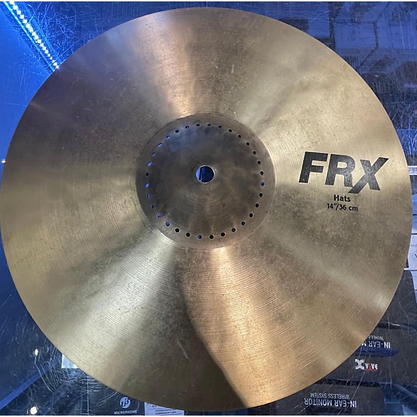 Used SABIAN Used SABIAN 14in FRX HI HATS Cymbal